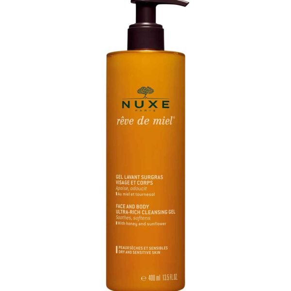 NUXE Rêve de Miel Cleansing Gel Πρωσόπου Και Σώματος 400ML