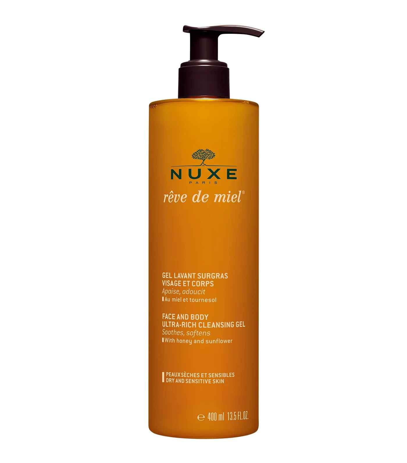 download (39) NUXE Rêve de Miel Cleansing Gel Πρωσόπου Και Σώματος 400ML - Image 1