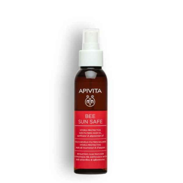 APIVITA Bee Sun Safe Ενυδατικό Λάδι Μαλλιών Για Προστασία Με Αντηλιακά Φίλτρα 100ML