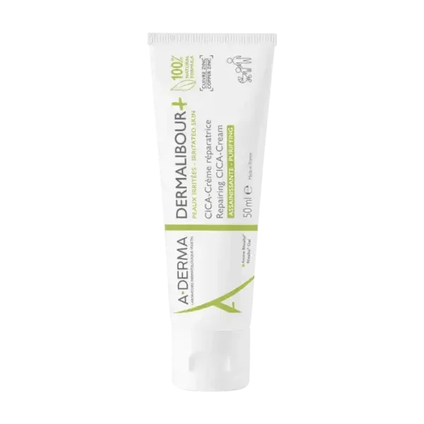 A-DERMA Dermalibour+ Cica Cream - Επανορθωτική Εξυγιαντική CICA-κρέμα 50ML