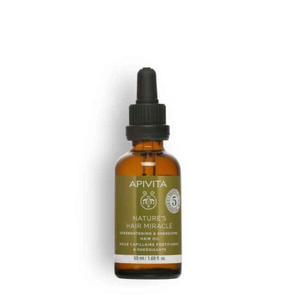 APIVITA Nature’s Hair Miracle - Λάδι Ενδυνάμωσης Και Τόνωσης Για Τα Μαλλιά