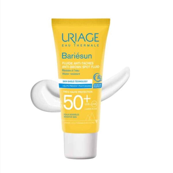 URIAGE Bariesun SPF50+ Anti Brown Spot Fluid Αντηλιακό Γαλάκτωμα Προσώπου Κατά των Καφέ Κηλίδων  40ML