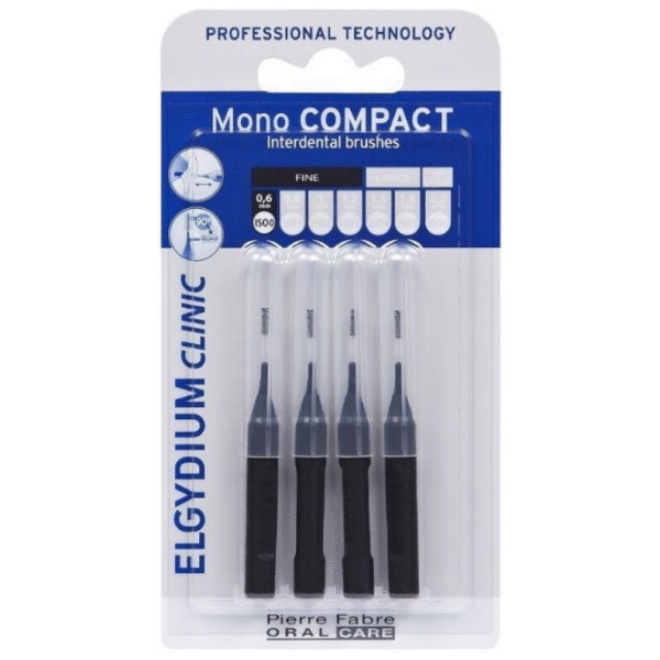 ELGYDIUM Μεσοδόντια Mono Compact Black 0.35 4τμχ