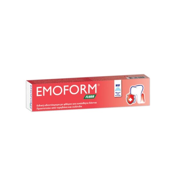 EMOFORM Fluor Swiss Ειδική Οδοντόκρεμα με Φθόριο για Ευαίσθητα Δόντια 50gr