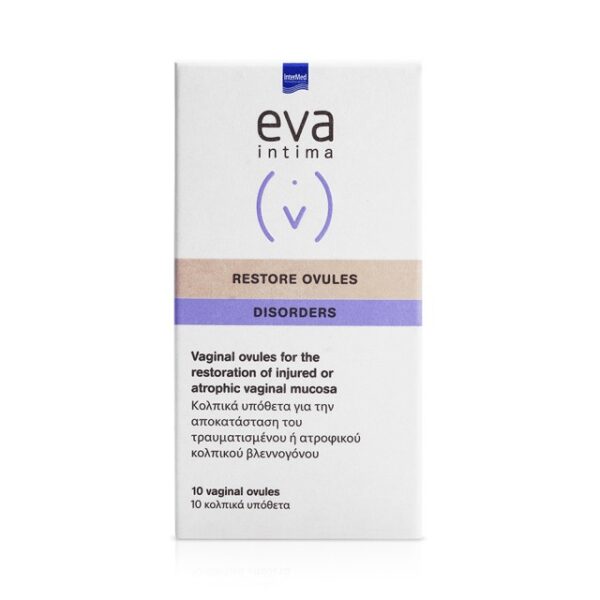 INTERMED Eva Intima Restore-Επούλωση Του Κολπικού Βλεννογόνου Σε Περιπτώσεις Τραυματισμού ή Ήπιας Ατροφίας