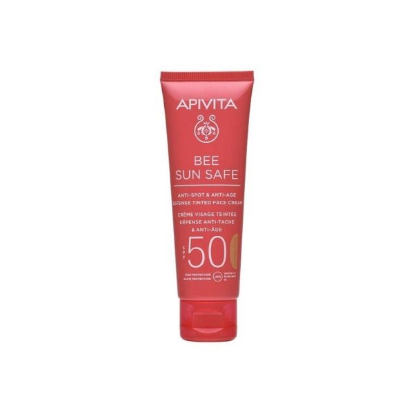 APIVITA Bee Sun Safe Κατά Των Πανάδων &  Ρυτίδων Με Χρώμα Golden 50SPF 50ML