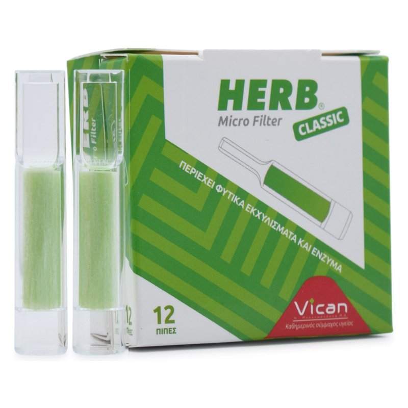 herb_2 HERB Micro Filter Πίπες Με Ενσωματωμένο Φίλτρο 12τμχ - Image 1
