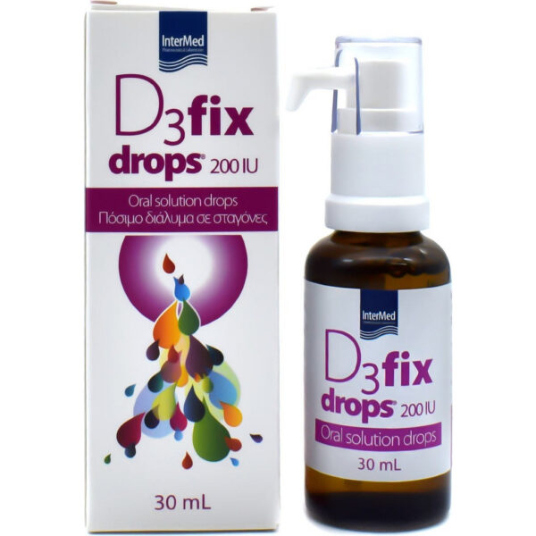 UNI-PHARMA D3 Fix Drops 200 IU 30ml