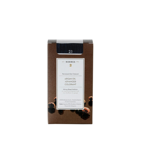 KORRES Argan Oil Advanced Colorant 2.1 Μαύρο Μπλε