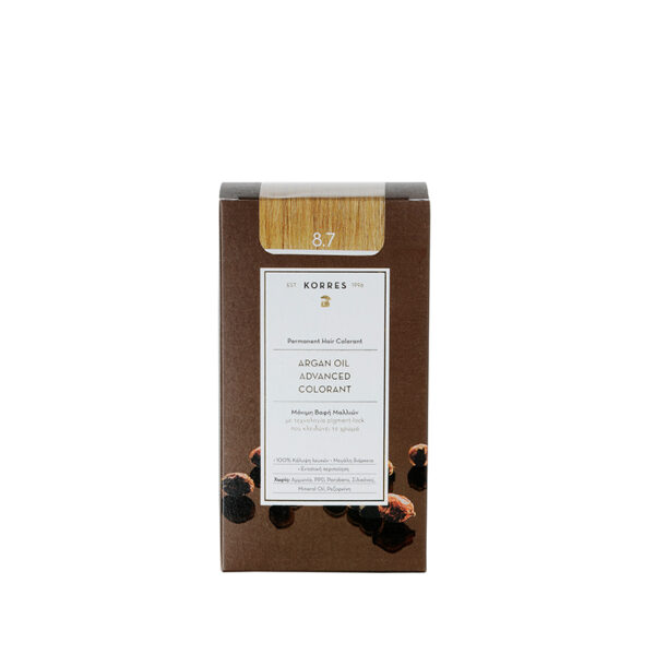 KORRES Argan Oil Advanced Colorant 8.7 Καραμέλα