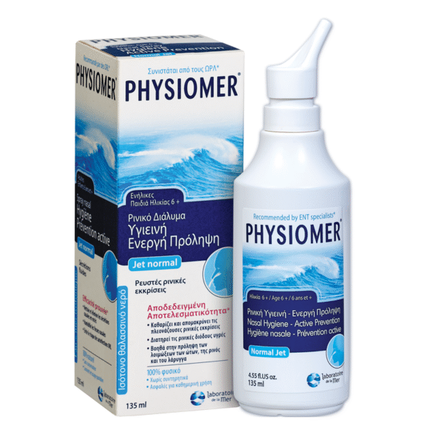 PHYSIOMER Nasal Normal Jet 6+ 135ML