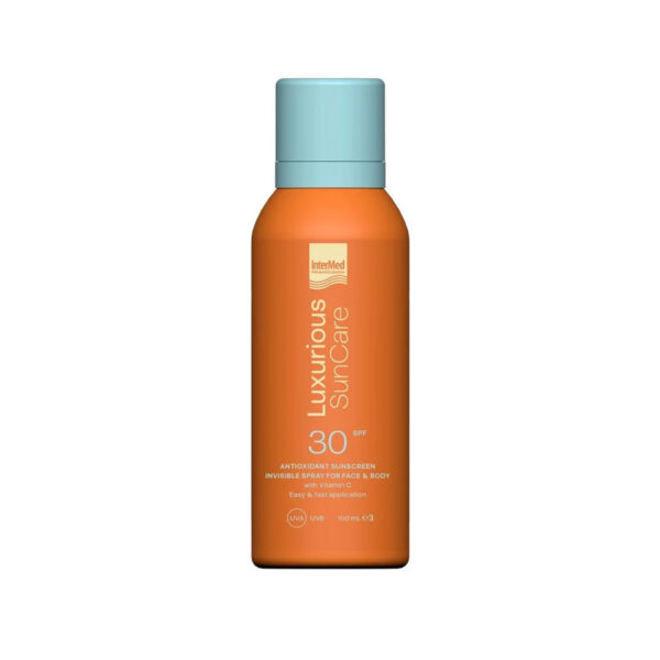 INTERMED Luxurious Suncare Antioxidant Sunscreen Invisible Spray SPF 30-Με Βιταμίνη C 100ML