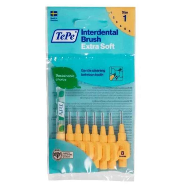 TEPE Extra Soft Μεσοδόντια Βουρτσάκια 0.45mm Πορτοκαλί 8τμχ
