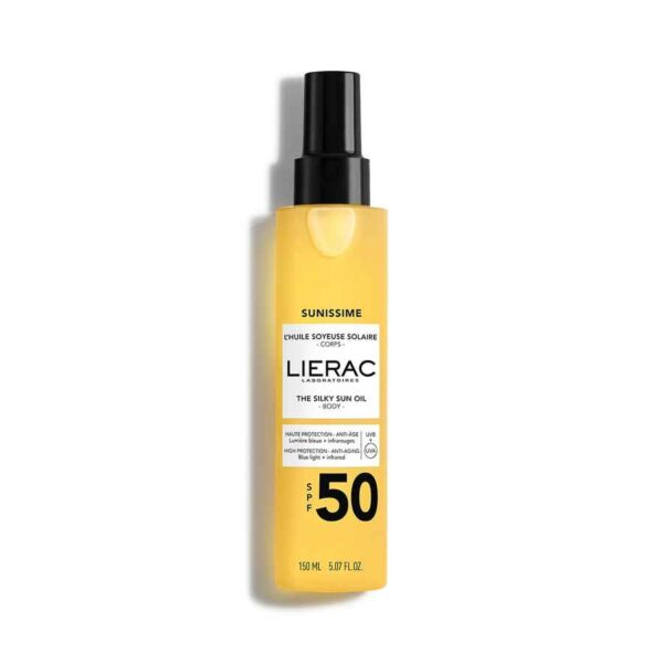 LIERAC Sunissime Το Μεταξένιο Αντηλιακό Λάδι Σώματος SPF50 150ML
