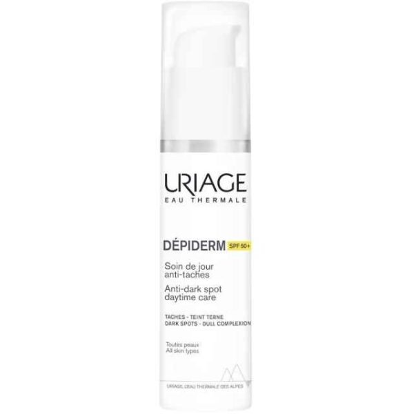 URIAGE Depiderm Anti-Dark Spot Daytime Care SPF50+ Κρέμα Προσώπου για Λαμπερή Όψη & Μείωση των Κηλίδων 30ML