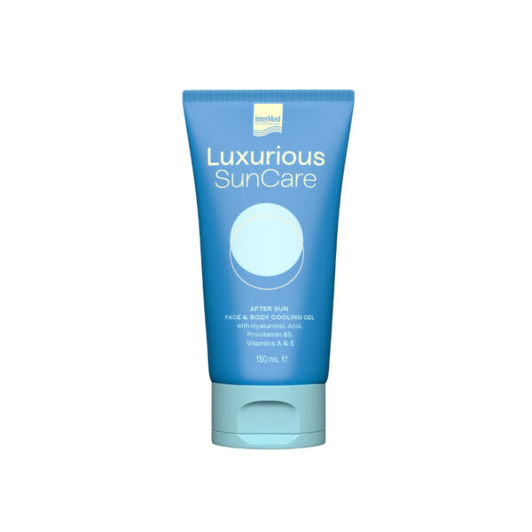 INTERMED Luxurious Sun Care After Sun Cooling Gel Face And Body-Καταπραϋντικό Και Ενυδατικό Gel Για Μετά Την Έκθεση Στον Ήλιο
