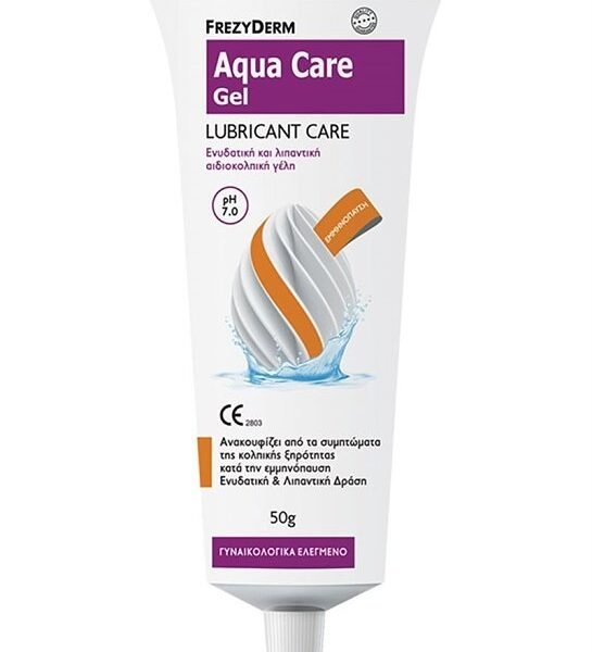 FREZYDERM  Aqua Care Gel - Ενυδατική Και Λιπαντική Αιδοιοκολπική Γέλη 50GR
