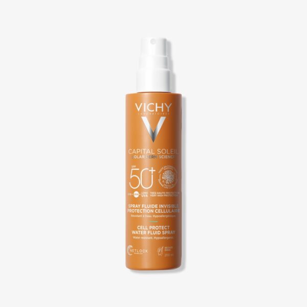 VICHY Capital Soleil Cell Protect Water Fluid-Αντηλιακό Σπρέι SPF50+ 200ML