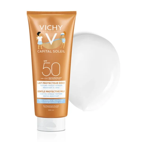 VICHY Capital Soleil SPF50+ Gentle Protective Milk Kids-Παιδικό Αντηλιακό Γαλάκτωμα 300ΜL