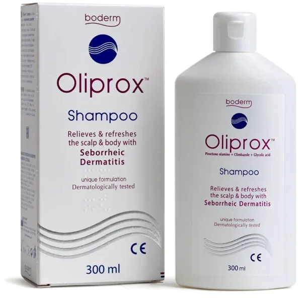 BODERM Oliprox Shampoo 300ML-Σαμπουάν Για Την Αντιμετώπιση Της Σμηγματορροϊκής Δερματίτιδας Στο Τριχωτό Της Κεφαλής