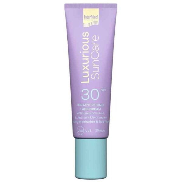 INTERMED Luxurious Instant Lifting SPF30-Κρέμα Προσώπου Με Υψηλή Αντηλιακή Προστασία Και Αντιρυτιδική Δράση 50ML