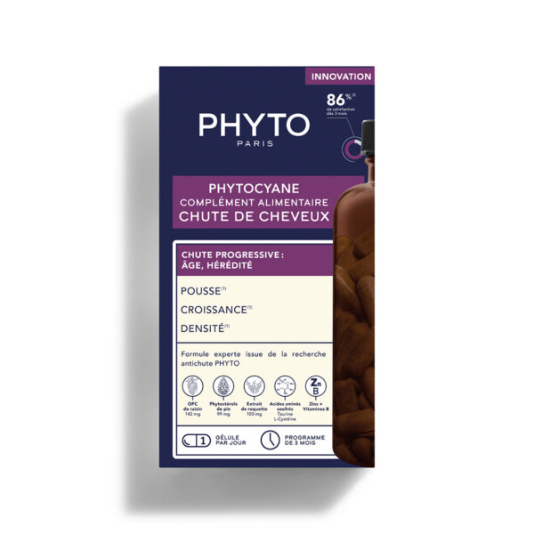 PHYTO Phytocyane 84 caps, Συμπλήρωμα Διατροφής για την Έντονη & Προοδευτική Τριχόπτωση 84 κάψουλες