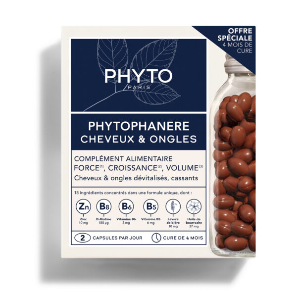 PHYTO Duo Phytophanere 1+1 Δωρο 2 X 120 Caps - Συμπλήρωμα Διατροφής για Δυνατά Μαλλία και Νύχια 2x120 κάψουλες