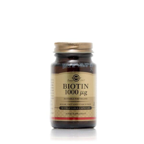 SOLGAR Biotin 1000MG 50Caps