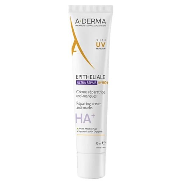 3282770398700 ADERMA Epitheliale A.H. Ultra Protective Repairing Cream SPF50+ 40 ML - Image 1