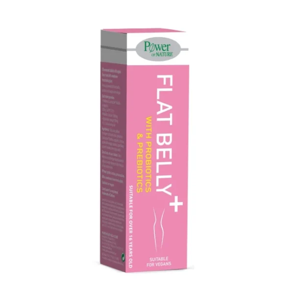 POWER HEALTH Flat Belly-Συνδυασμός Προβιοτικών Και Πρεβιοτικών Με Μηλόξυδο 10Eff