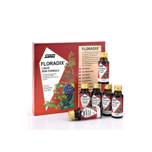 POWER HEALTH Floradix Liquid Iron Formula 10 amp x 20ML
