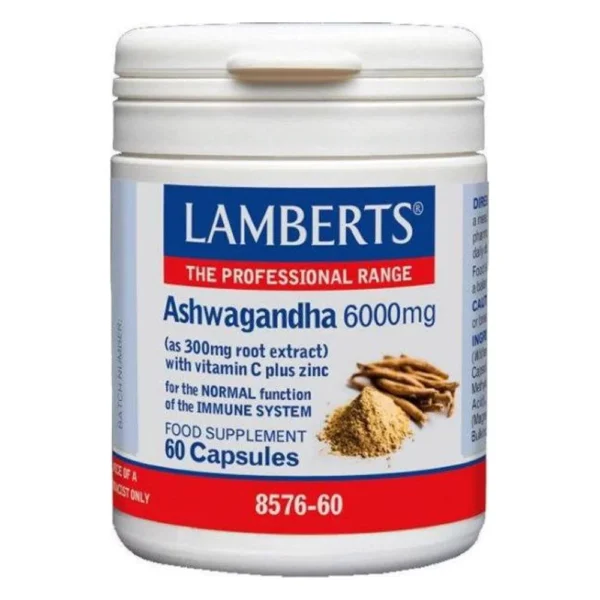 LAMBERTS Ashwagandha 6000mg 60Tab