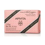 APIVITA Natural Soap Rose And Blac Pepper-Σαπούνι Mε Τριαντάφυλλο Και Μαύρο Πιπέρι 125GR