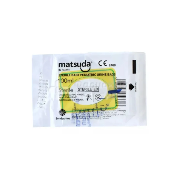 MATSUDA Αποστειρωμένος Βρεφικός-Παιδιατρικός Ουροσυλλέκτης 100ML 1τμχ