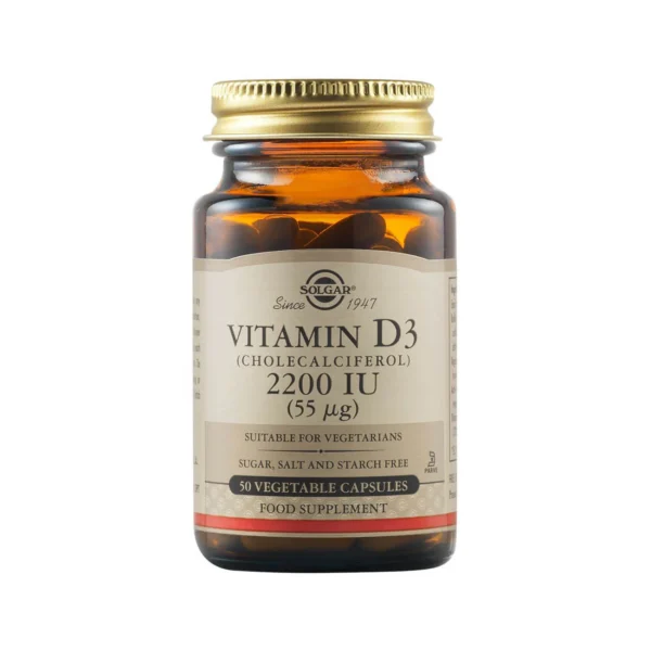 SOLGAR Vitamin D3 2200iu 50Caps