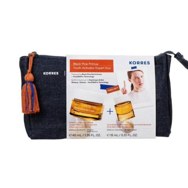 KORRES Set Black Pine Primus Kρέμα Nεότητας Hμέρας 40ML + ΔΩΡΟ Oρός Eνεργοποίησης Nεότητας 15ML