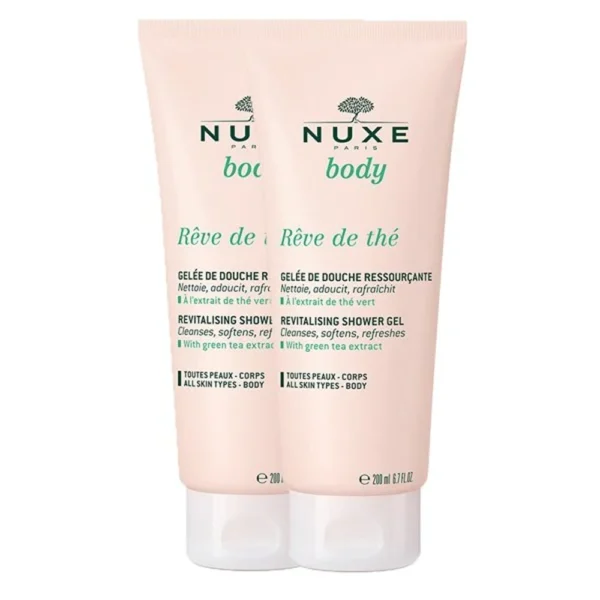 NUXE Reve De The Revitalising Shower Gel-Αναζωογονητικό Αφρόλουτρο 2x200ΜL