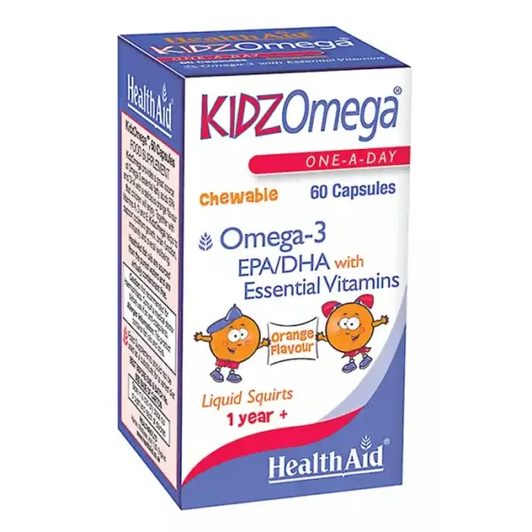 HEALTH AID Kidz Omega 3 (EPA/DHA), 60chew.caps
