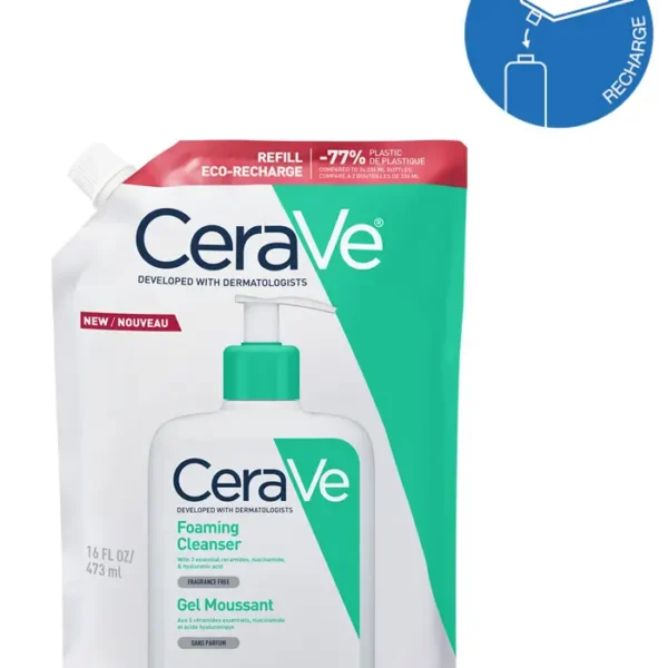 CERAVE Foaming Cleanser Refill-Καθαριστικό Gel Προσώπου Και Σώματος 473ML