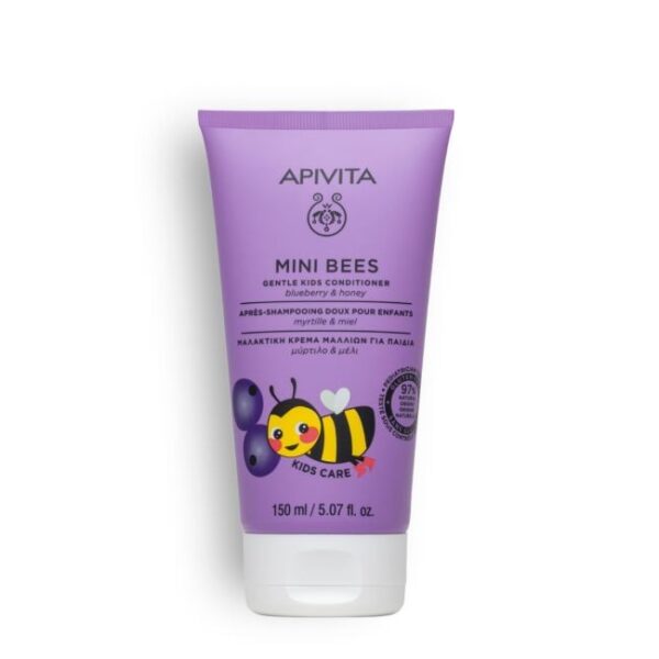 APIVITA Mini Bees Gentle Kids Conditioner, Μαλακτική Κρέμα Μαλλιών Για Παιδιά 150ML