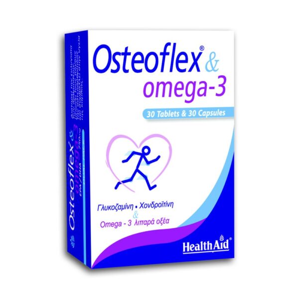 HEALTH AID Osteoflex & Omega 3 30 tabs & 30 caps