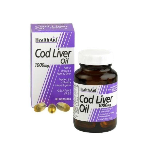 HEALTH AID Cod Liver Oil 1000mg 30caps