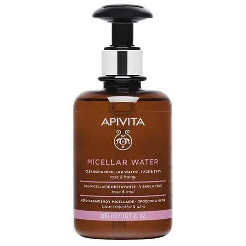 apivita-cleansing-micellar-water-300ml APIVITA Νερό Καθαρισμού Micellaire – Πρόσωπο Και Mάτια 300ML - Image 1