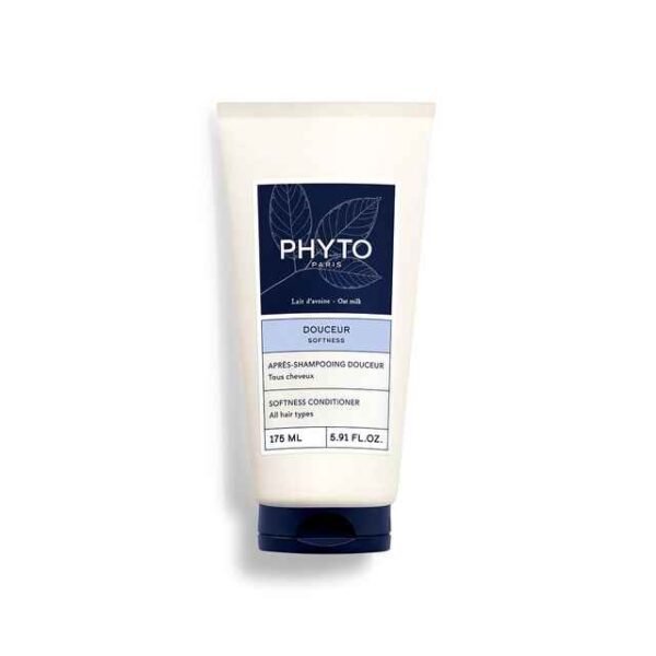 PHYTO Douceur Softness Conditioner, Μαλακτική Κρέμα Μαλλιών για Εύκολο Ξεμπέρδεμα & Λάμψη 175ml