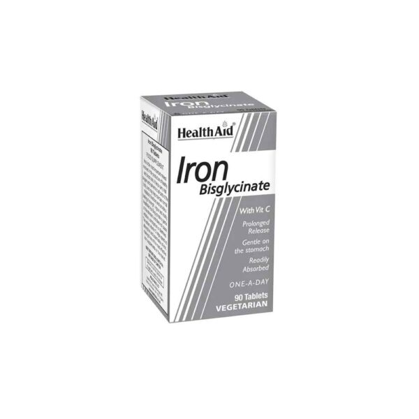 HEALTH AID Iron Bisglycinate 90tabs