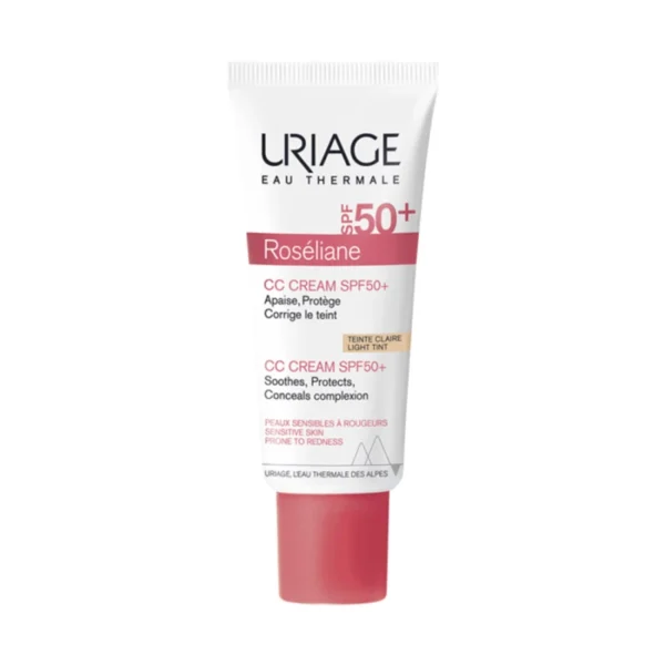 URIAGE Roseliane CC Cream SPF50-Ενυδατική Κρέμα Κατά Της Ερυθρότητας Με Χρώμα Πολύ Υψηλής Αντιηλιακής Προστασίας 40ML