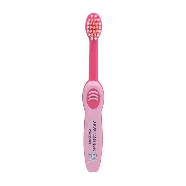 FRE9515 FREZYDERM SensiTeeth Baby Toothbrush Pink Οδοντόβουρτσα 1 τμχ - Image 1