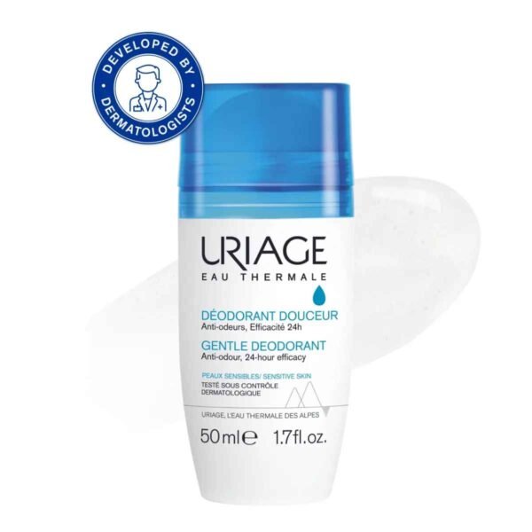 URIAGE Gentle Deodorant 24h, Αποσμητικό Roll-On 24ωρης Προστασίας 50ml