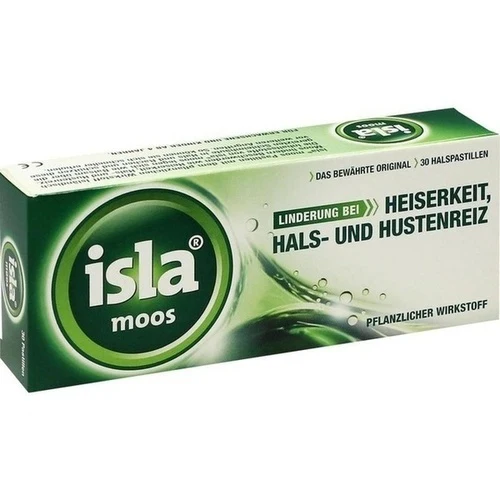 3227081 FARMASYN Isla Moos Με Φυσική Γεύση Για Ενήλικες Και Παιδιά Άνω Των 4 ετών 30 παστίλιες - Image 1