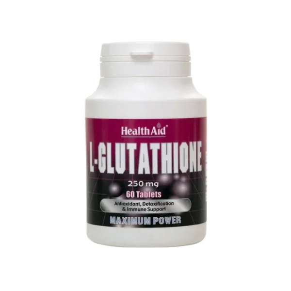 HEALTH AID L-Glutathione 250mg Maximum Power 60 δισκία